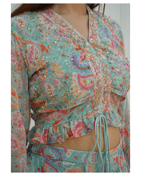 Yoga Printed Crop Top at Rs 599.00, Tirupati