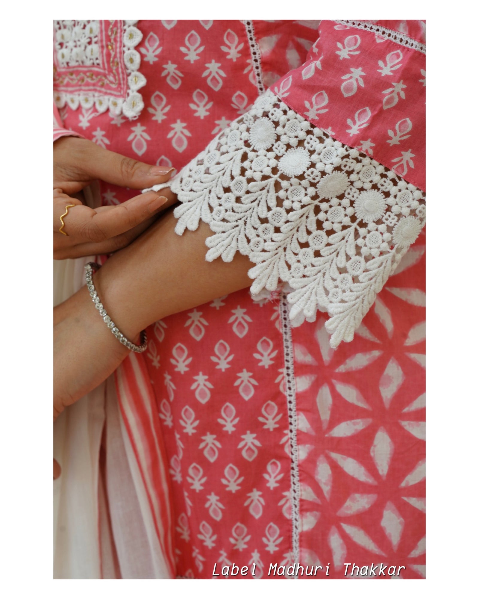 Lace wale suit ke design best sale