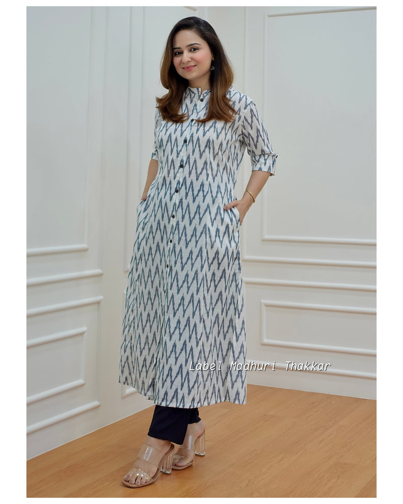 ZigZag A Line Kurta