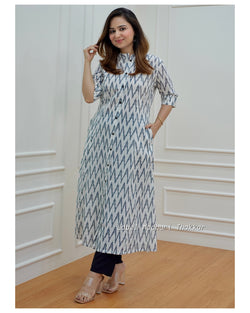 ZigZag A Line Kurta