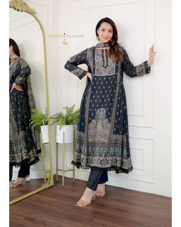 R-576 COLOURS BY RAMSHA GEORGETTE EMBROIDERY PAKISTANI DRESS