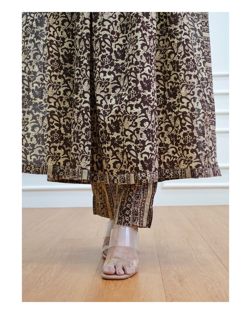 Brown Alia Kurta Set