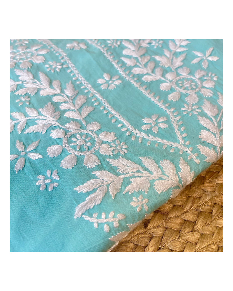 Sky Blue Lucknowi Chikankari Kurti